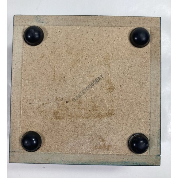 Hubertoucourt Eric Godin Aquarius Wood Trinket Box - Picture 6 of 7